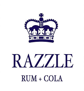 Razzle rum + cola logo Graphics